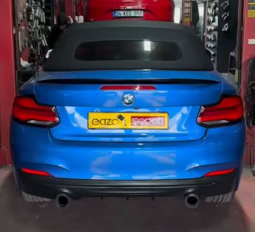 Bmw F22 2 Serisi M Performance Arka Tampon Difüzör 2014 > Sonrası Yerli Üretim