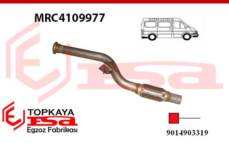 Mercedes Sprınter 208 / 413 Spiralli Ön Boru 2000 > 2006