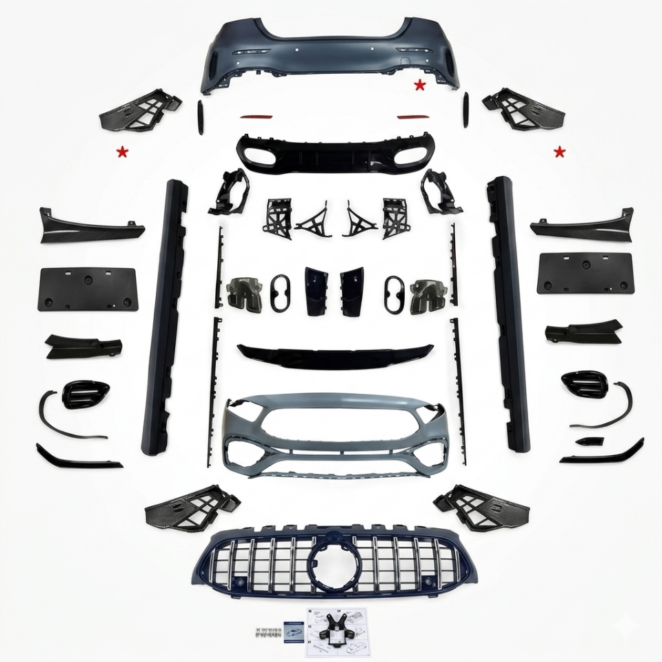 BODY KİT W177 4D A45 (MARŞBİYELLİ)