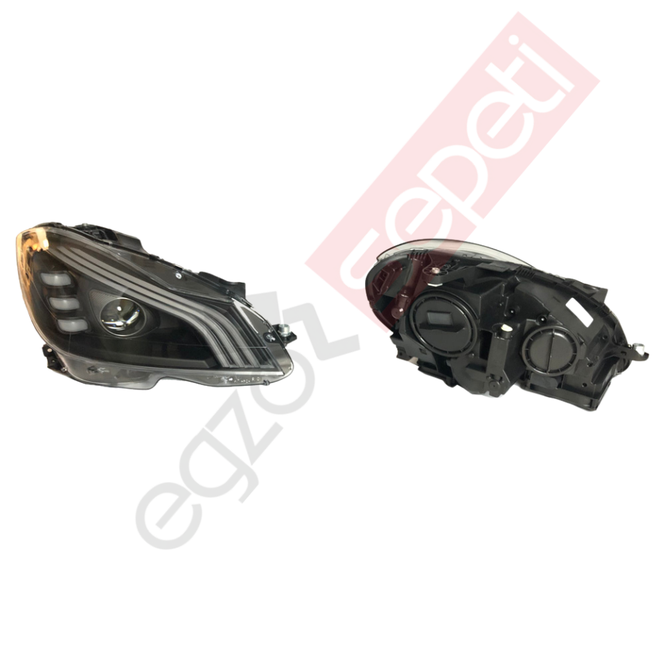 Mercedes W204 Far Seti Maybach (Makyajlı Kasa İçin) 2012-2014 Halojen İçin