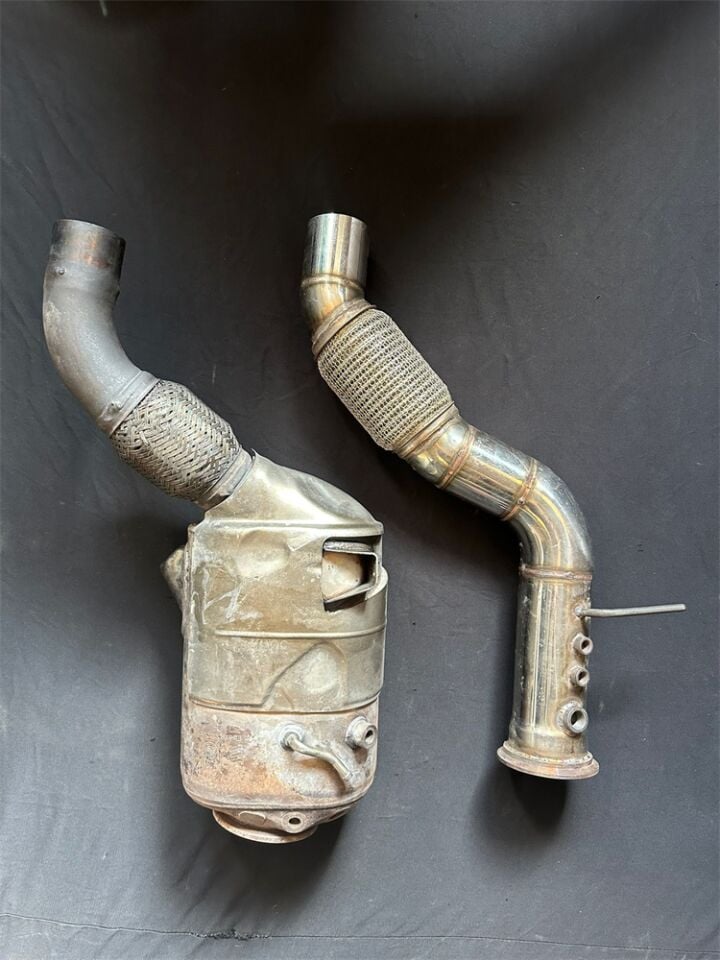 Bmw E60 5.30 Dizel Downpipe Spiralli