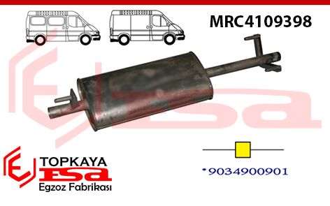 Mercedes Sprinter 208D / 308D / 408D Susturucu 1995 > 2000