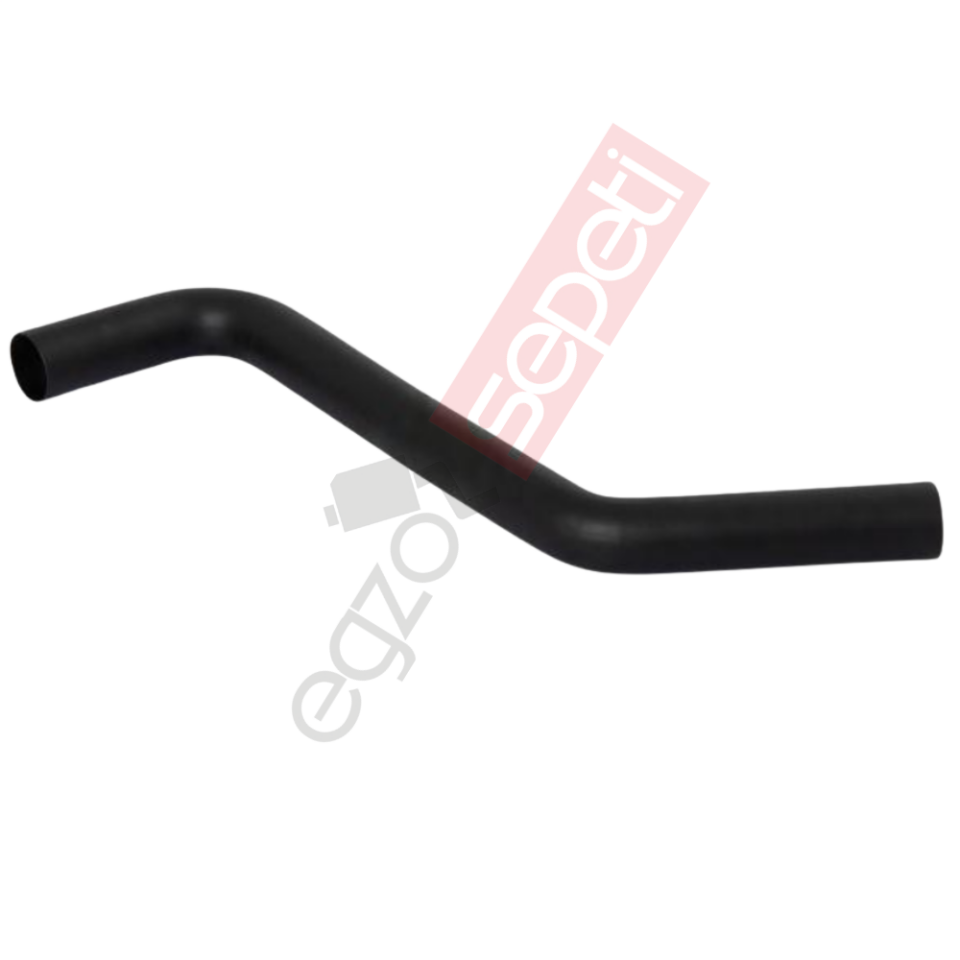 Tvh Boru, İş Makinesi, Egzoz, Ø48 Ln:592 Dkp, 2 Bükümlü, Giriş:Düz, Çıkış:Düz, Siyah