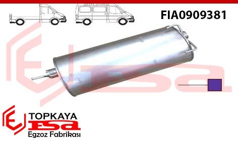 Fiat Daily 4 2.3 / 3.0 Td Susturucu 2004 > 2006