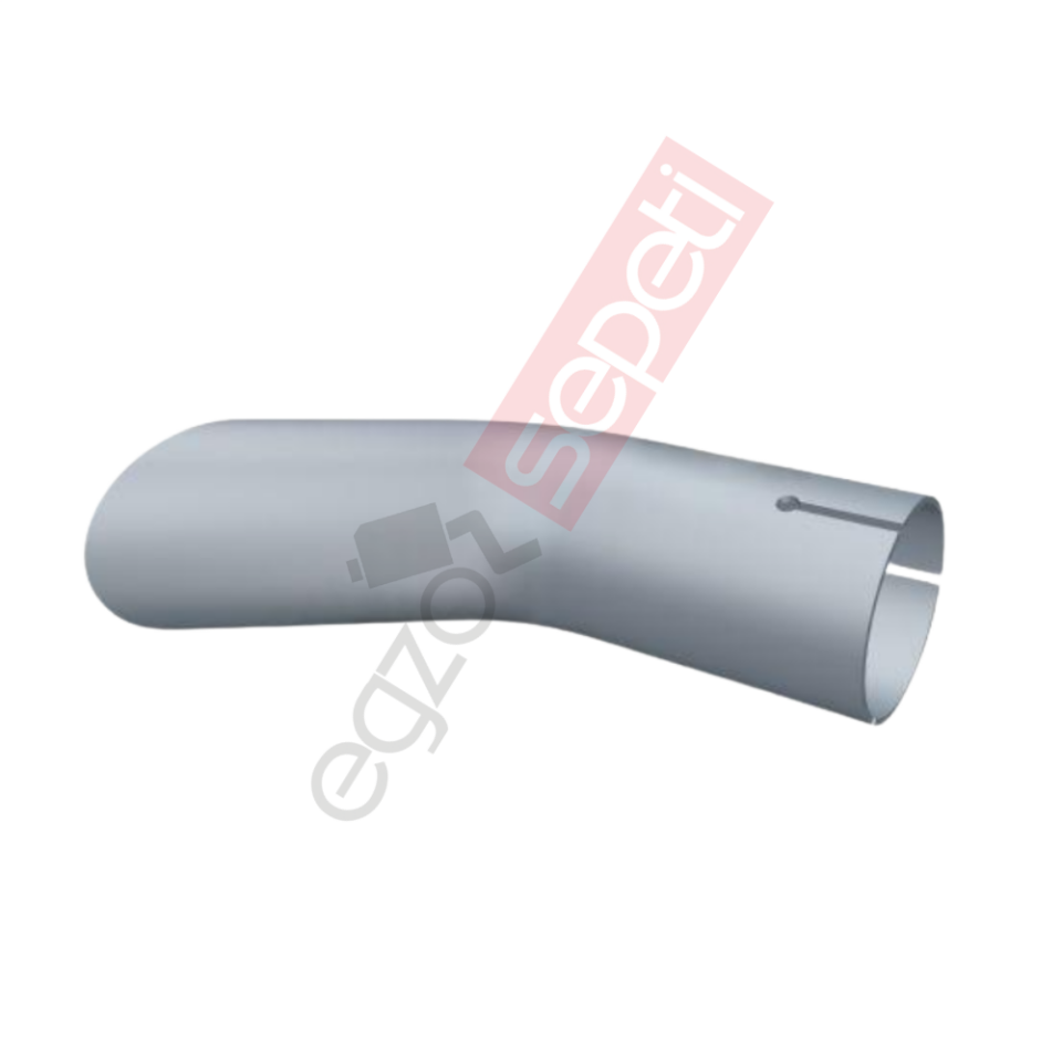 Air Power Boru, İş Makinesi, Egzoz Çıkış, Ap200765A Air Power Ø42 Inox, Siyah (Ral9005),