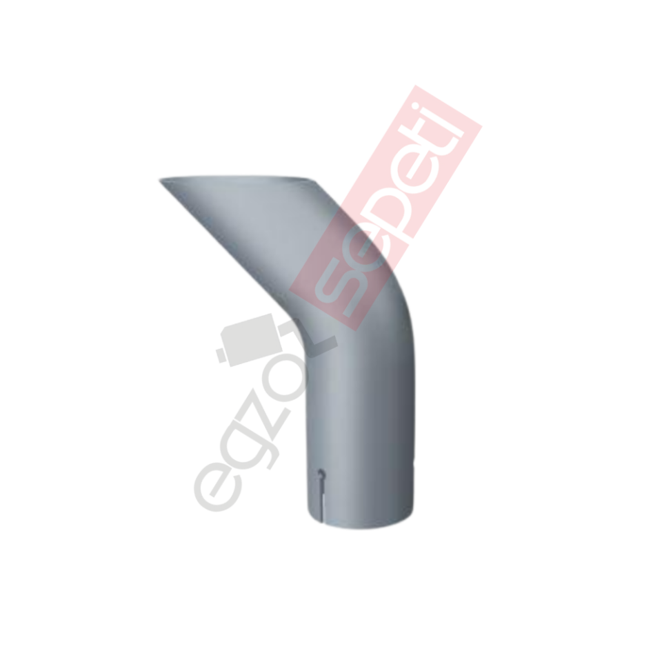 Air Power Boru, İş Makinesi, Egzoz Çıkış, Ap200765A Air Power Ø42 Inox, Siyah (Ral9005),
