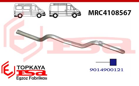 Mercedes Sprinter 308D Kısa Şase Çıkış Borusu 1995 > ...