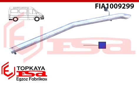 Fiat Ducato 2.3 D Multi Jet Çıkış Borusu 2011 > …