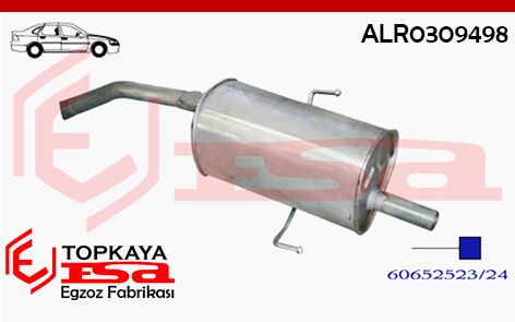 Alfa Romeo 156 Arka Susturucu Borulu 1.6 / 1.8 / 2.0İ 16V 1997 > 2000