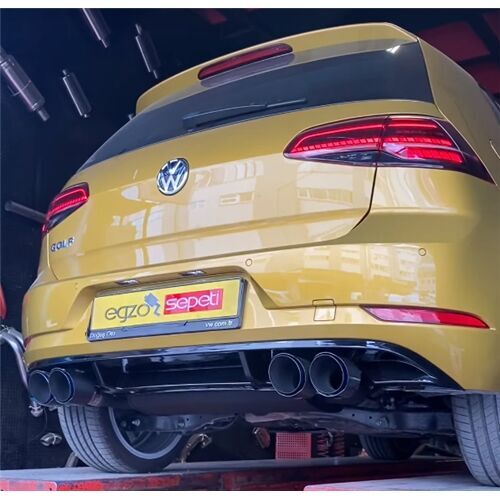 VW T-Roc İçin Sag Ve Sol Egzoz Özel Üretim Susturucu + Sag Ve Sol Baglantı Ekipmanları Takım Halinde