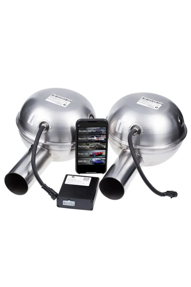 Thor 2 Hoparlörlü Elektronik Egzoz Kontrol Sistemi (Cep Telefonu Uygulama Kontrollü) (Dual Kit) Thr-ExcsKit