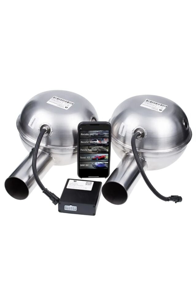 Thor 2 Hoparlörlü Elektronik Egzoz Kontrol Sistemi (Cep Telefonu Uygulama Kontrollü) (Dual Kit) Thr-ExcsKit