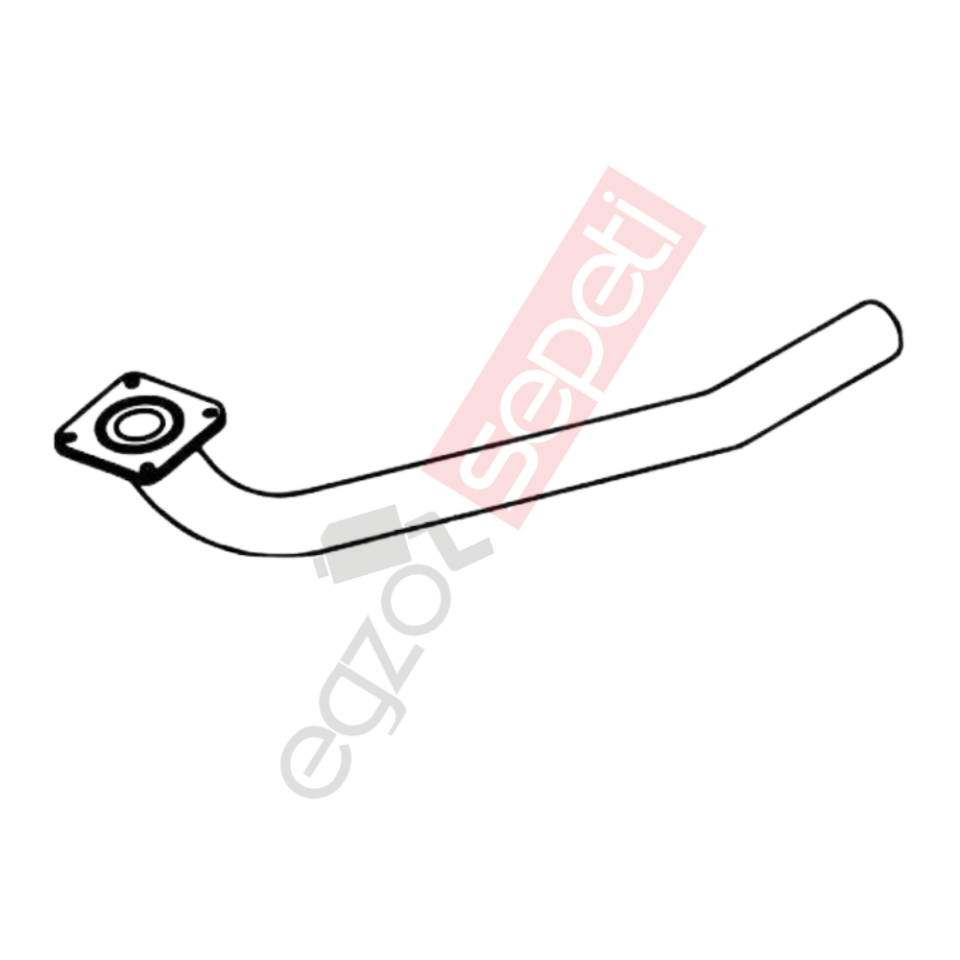 Volvo FL Boru, Egzoz Ön, E1, 6772264 Volvo FL Ø88,9 Alusi
