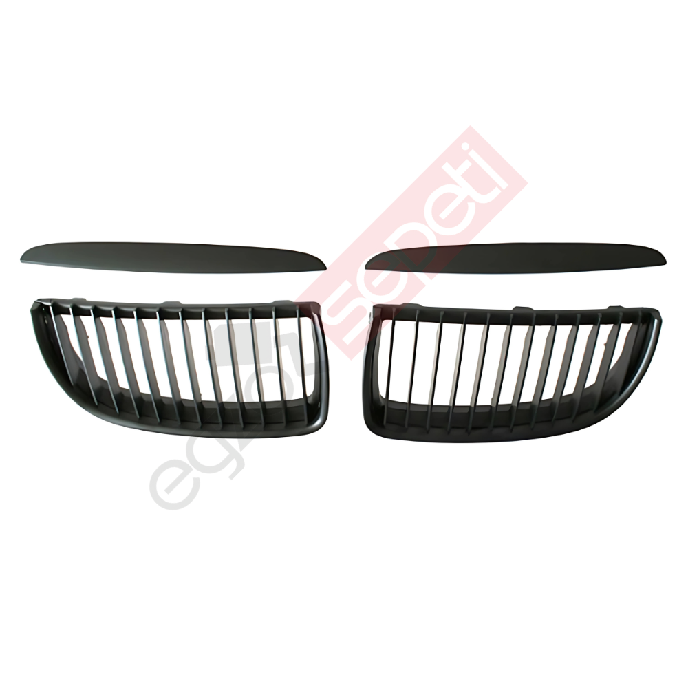 Bmw E90 Mat Siyah Panjur Seti ''''Üst Çıtalı''''