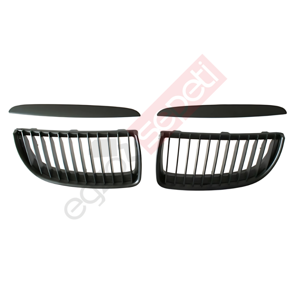 Bmw E90 Mat Siyah Panjur Seti ''Üst Çıtalı''