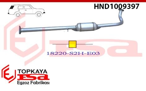 Honda Hr-V 1.6İ 16V Orta Susturucu Borulu 1998 > 2005
