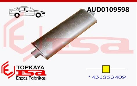 Audi 100 Orta Susturucu 1.6 1977 > 1982