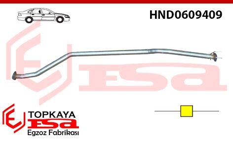 Honda Civic Ф51 Ara Boru 1.4İ - 1.6İ 16V Hb 2001 > 2005