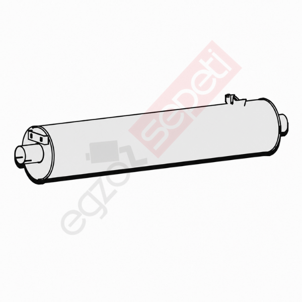 Iveco Egzoz Susturucu, E0, 4643648 Alusi, Tip:I,