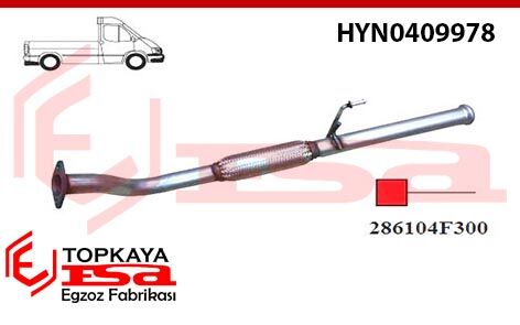 Hyundai H100 Ön Boru Spiralli Euro 3 2004 > 2011