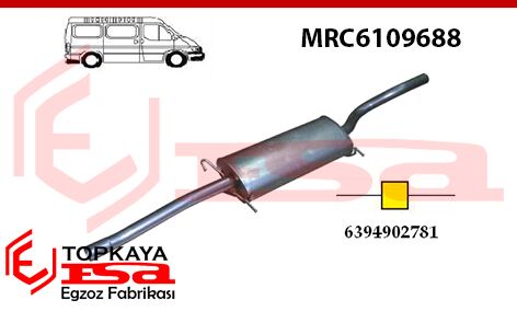Mercedes Viano 2.2 Cdi Mınıbüs Orta Susturucu Borulu Uzun Şase 2003 > ...