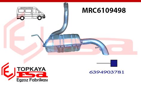 Mercedes Viano 2.2 Cdi Td Mınıbüs Arka Susturucu Borulu Kısa Şase 2003 > ...