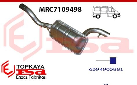 Mercedes Viano 2.2 Cdi Arka Susturucu Borulu Uzun Şase 2003 > ...