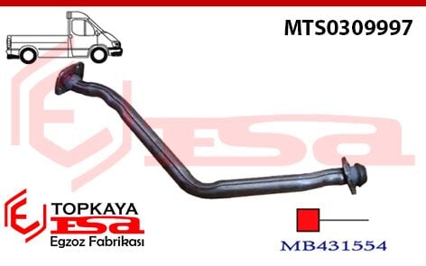 Mitsubishi L200 Ön Boru 1988 > 1992