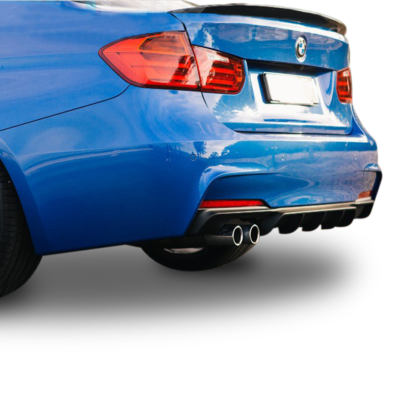Bmw F30 M Performance Soldan Çift Çıkış Difüzör 2012- Sonrası Yerli Üretim