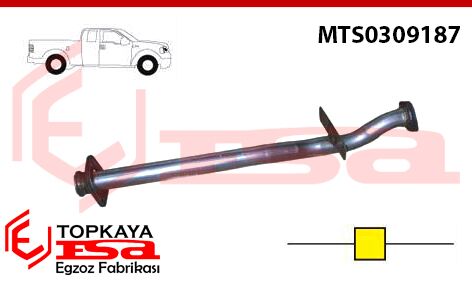 Mitsubishi L200 Ön Ara Boru Çift Kabin 2005 > …