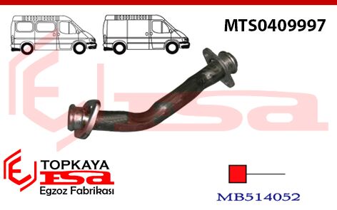Mitsubishi L300 2.5D Minibüs Ön Boru 1986 > 1996