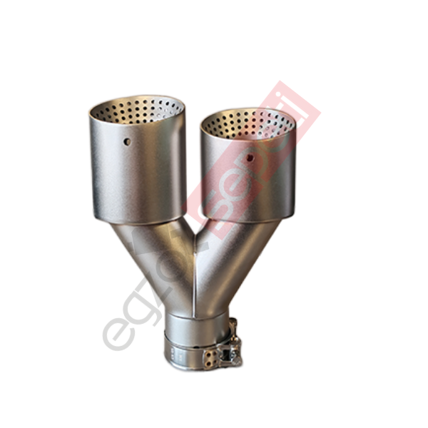 Akrapoviç Krom Egzoz Ucu 90 MM Çiftli Gümüş Sag Taraf Malzeme İthal Ürün
