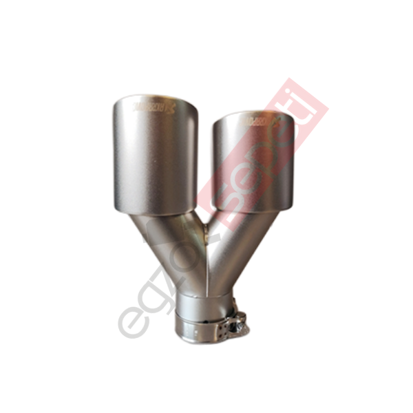 Akrapoviç Krom Egzoz Ucu 90 MM Çiftli Gümüş Sol Taraf Malzeme İthal Ürün