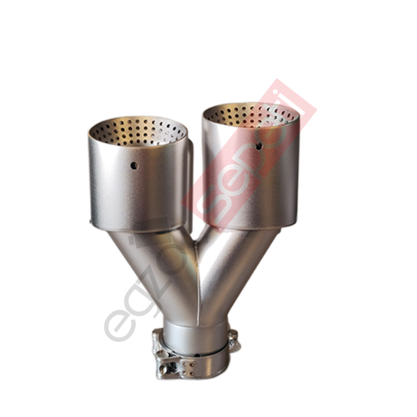 Akrapoviç Krom Egzoz Ucu 90 MM Çiftli Gümüş Sol Taraf Malzeme İthal Ürün