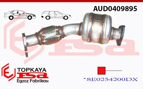 Audi A4 1.9 Tdi Ön Katalitik Konvertör Sprialli Euro 3 2000 > 2004