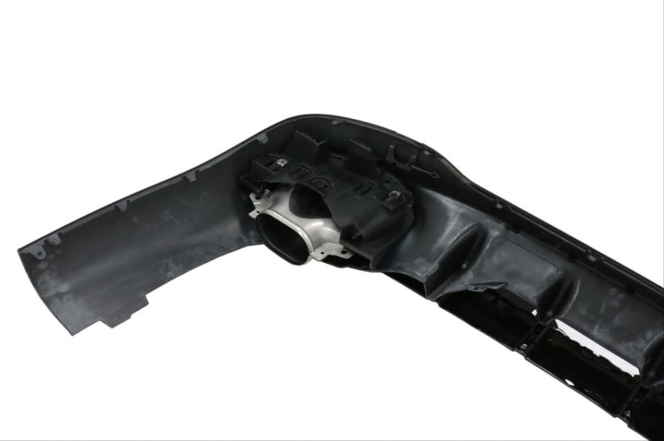 MERCEDES W118 CLA 2019-2022 IÇIN UYUMLU CLA45 DIFUZOR & EGZOZ SETI (SIYAH EGZOZ ILE)