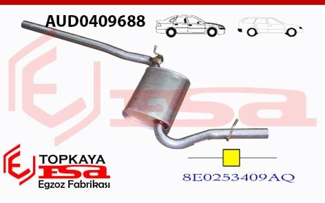 Audi A4 1.6İ Orta Borulu Sedan / Station Wagon 2000 > 2004