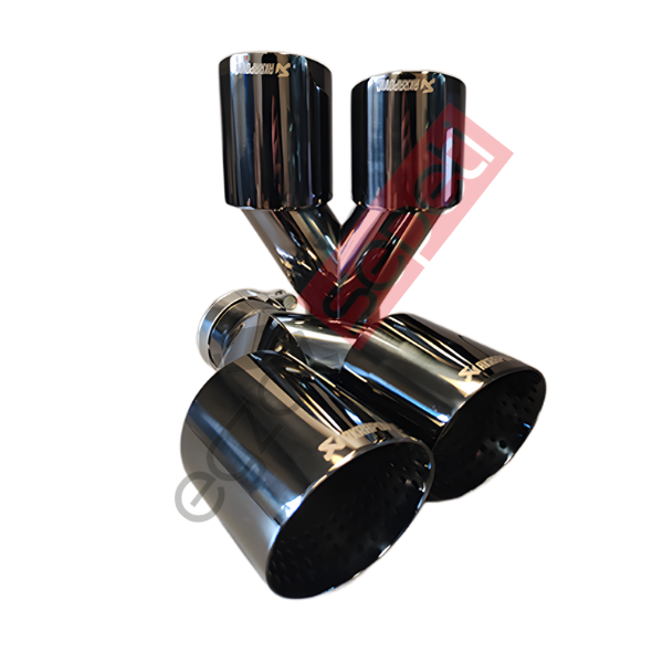 Akrapoviç Krom Egzoz Ucu 90 MM Çiftli Gümüş Sağ ve Sol Takım Malzeme İthal Ürün