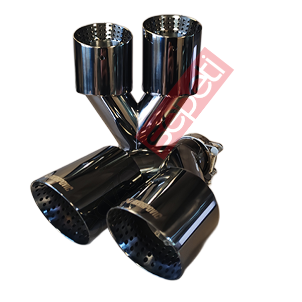 Akrapoviç Krom Egzoz Ucu 90 MM Çiftli Gümüş Sağ ve Sol Takım Malzeme İthal Ürün