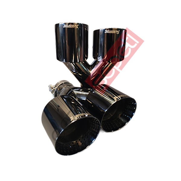 Akrapoviç Karbon Parlak Siyah Egzoz Ucu 100 MM Takım Sag Ve Sol Gerçek Karbon Malzeme İthal Ürün