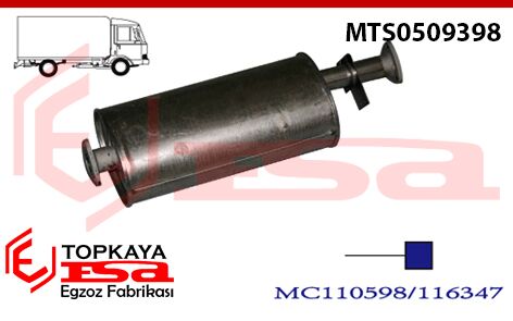 Mitsubishi Canter 449 / 635 Susturucu  ... < 1998