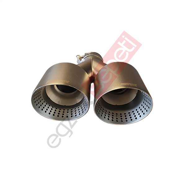 Akrapoviç Egzoz Ucu 114 MM Krom Çiftli Sol Taraf İthal Ürün