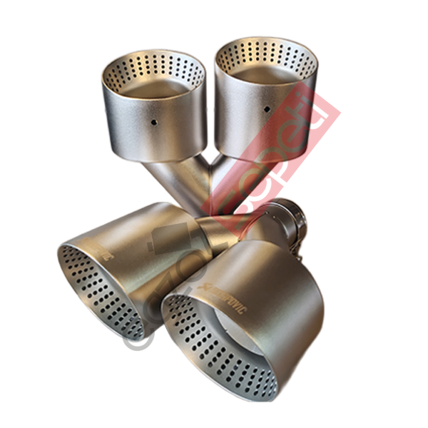 Akrapoviç Karbon Beyaz Egzoz Ucu 114 MM Takım Sag Ve Sol Gerçek Karbon Malzeme İthal Ürün