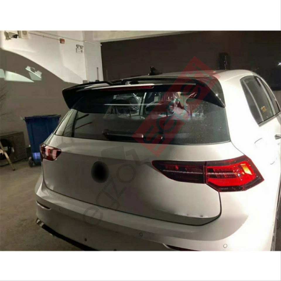 GOLF 8 IÇIN UYUMLU OETTINGER SPOILER- PIANO BLACK (PARLAK SIYAH)