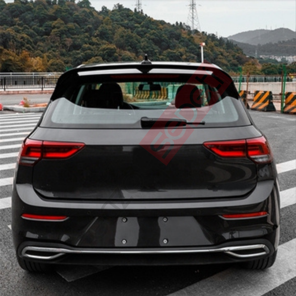 GOLF 8 IÇIN UYUMLU SPOILER - PIANO BLACK (PARLAK SIYAH)