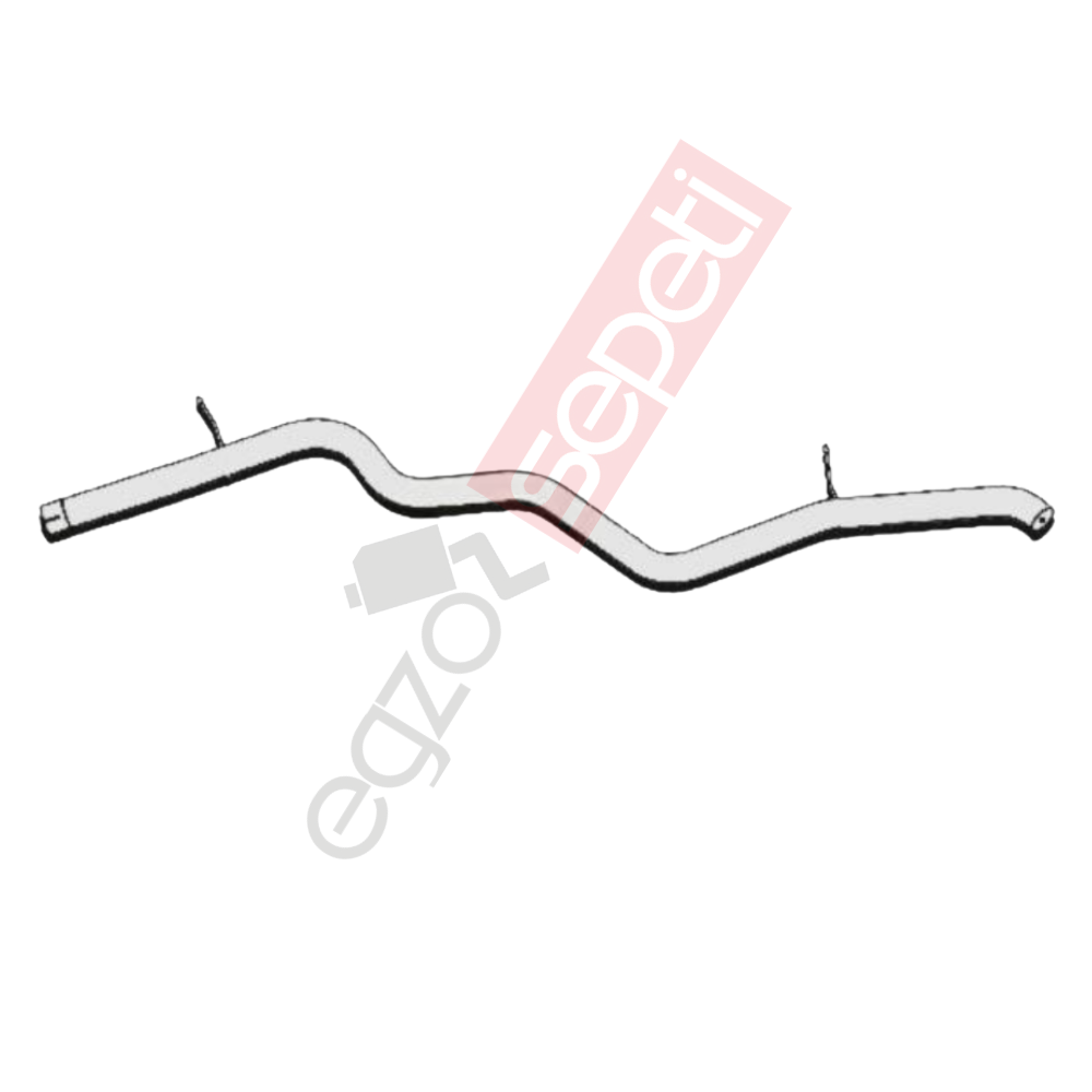 Iveco Daily Boru, Egzoz Çıkış, E2, 504035521 Iveco Daily City Truck Ø63,5 Alusi,