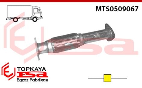 Mitsubishi Canter Fe659 E Spiralli Ön Ara Boru Uzun 1998 > ...