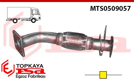 Mitsubishi Canter Fe711 Sprıalli Ön Ara Boru 2008 > …