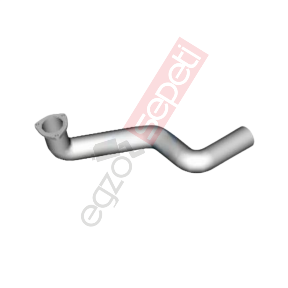 Mercedes Boru, Egzoz Ön, E0, 3354901119 Mercedes 2624 Ø76,2 Alusi