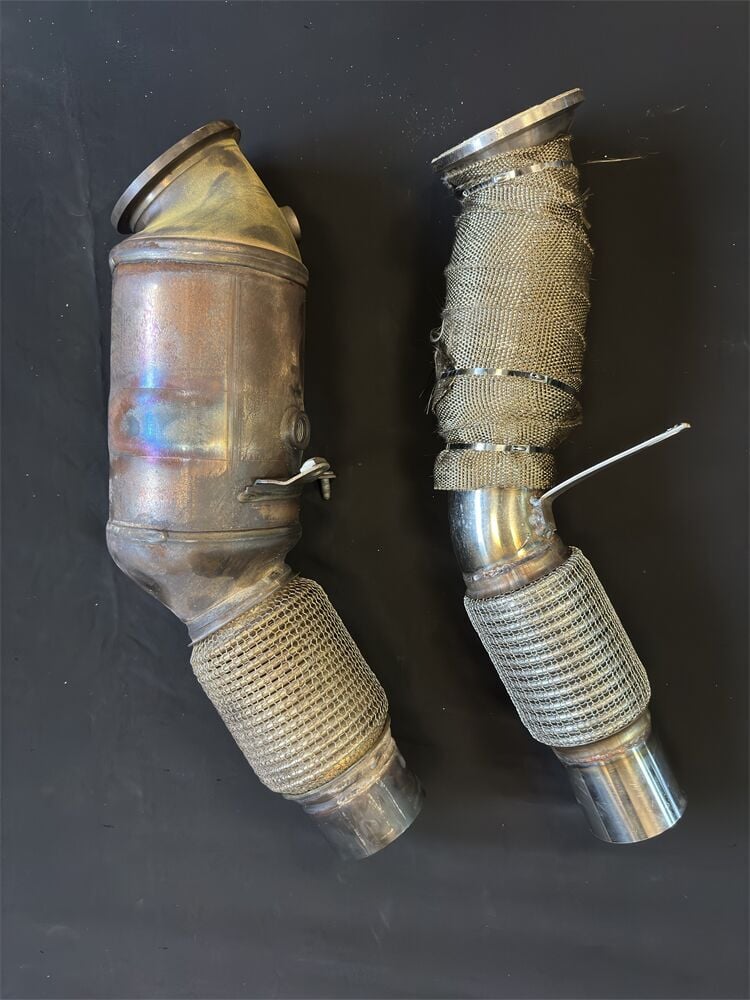 Bmw F30 330İ 2.0 Downpipe Spiralli Xdrive B48 Ve Titanyum Amyant